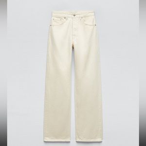 Zara Mid-Rise Mini Flare Jeans